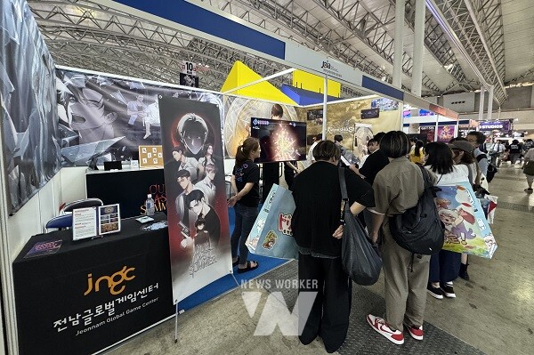 도쿄게임쇼 JNGC 공동관 운영 현장