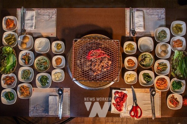 광양불고기 한상차림