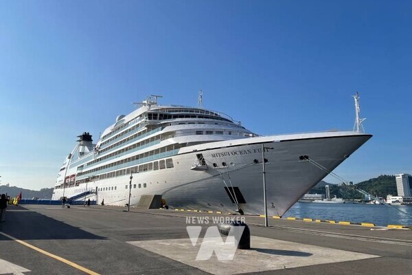 지난 8월 입항한 ‘미츠이 오션후지호’