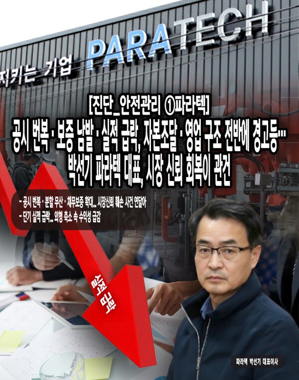 불성실공시법인 지정이라는 제재는 단순한 절차상의 문제가 아니라, 경영 투명성과 자본시장과의 소통 부재가 누적된 결과로 평가된다. 여기에 자회사에 대한 과도한 채무보증이 반복되고, 최대주주 지분율이 낮아 경영 견제 장치가 약한 점은 향후 재무 리스크의 지속 가능성을 높이는 요인으로 작용하고 있다. [본문 중에서]" height="762" loading="lazy