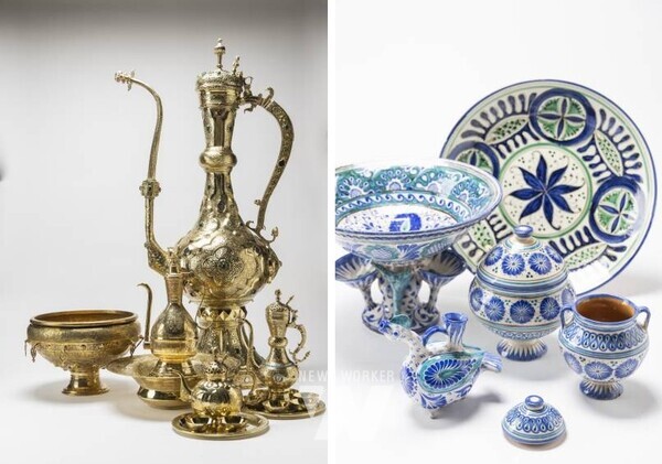 ACC 아시아문화박물관 중앙아시아실 ‘길 위의 노마드’ 전시작품 (만물을 새겨 놓은 금속과 목공예, 천년을 빚은 도자기)