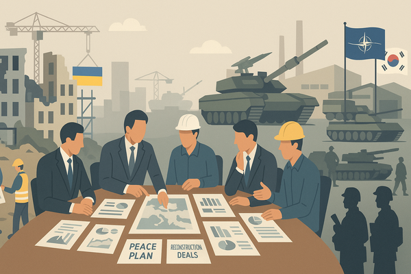 우크라이나 평화안을 두고 재건 논의가 활발하다. [사진=인공지능(DALL-E) 생성 이미지]