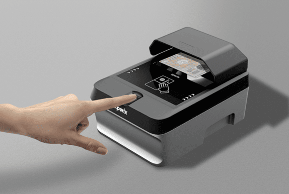 (지문인식 스캐너) 출처: 기업내부자료" height="386" loading="lazy