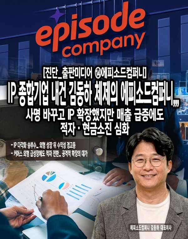 [진단_출판미디어 ⑭에피소드컴퍼니] IP 종합기업 내건 김동하 체제의 ... - 뉴스 썸네일 이미지