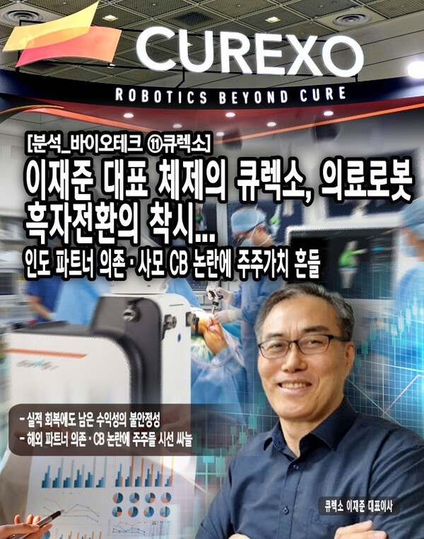 [분석_바이오테크 ⑪큐렉소] 이재준 대표 체제의 큐렉소, 의료로봇 흑자... - 뉴스 썸네일 이미지