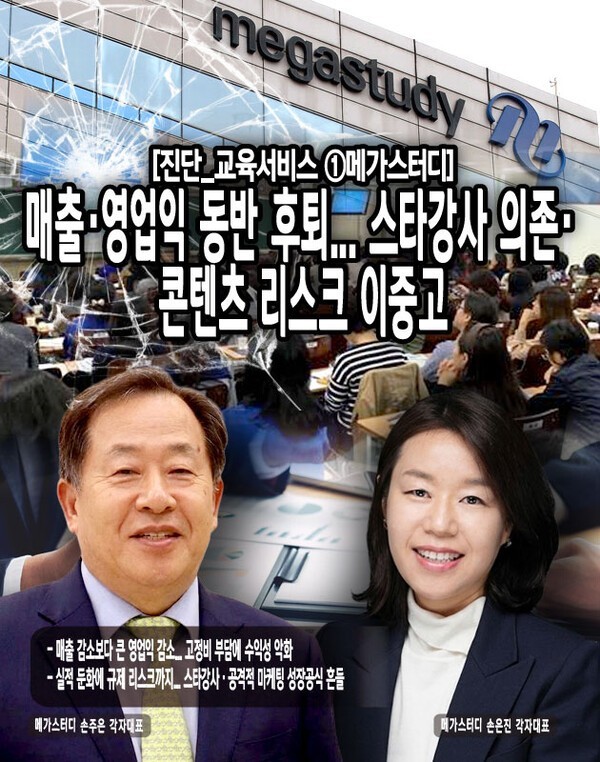 [진단_교육서비스 ①메가스터디] 매출·영업익 동반 후퇴... 스타강사 의... - 뉴스 썸네일 이미지