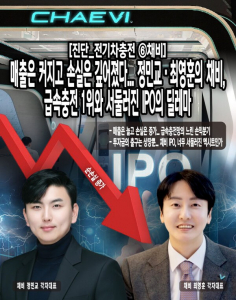 [진단_전기차충전 ⑥채비] 매출은 커지고 손실은 깊어졌다... 정민교·최... - 뉴스 썸네일 이미지
